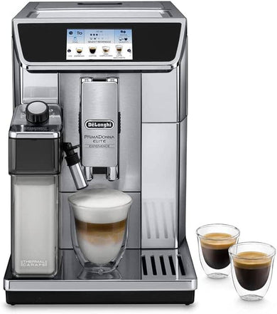De’longhi Primadonna Elite Fully Automatic Coffee Machine Model ECAM65085MS In Silver Color