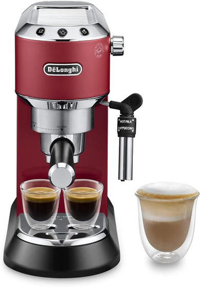 De'Longhi Dedica EC685.R Pump Espresso Manual Coffee Machine